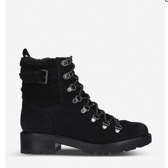 SAM EDELMAN TENLEE Suede Boot in Black - Picture 7 of 11